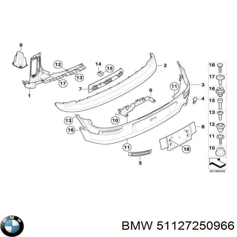  BMW 51127250966 ціна, від 54.58 USD