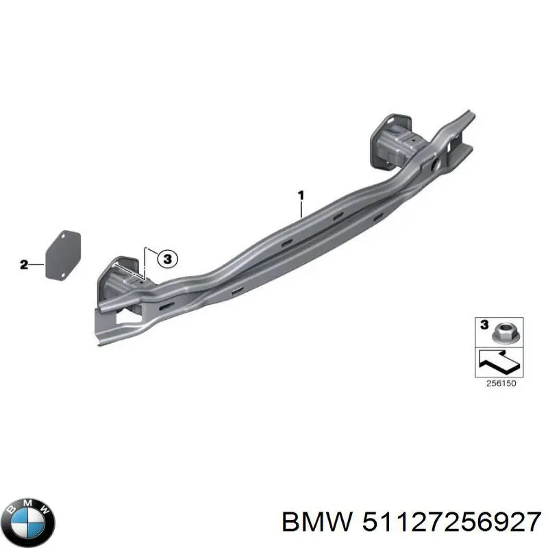 7065188 Autotechteile Шина бампера заднього