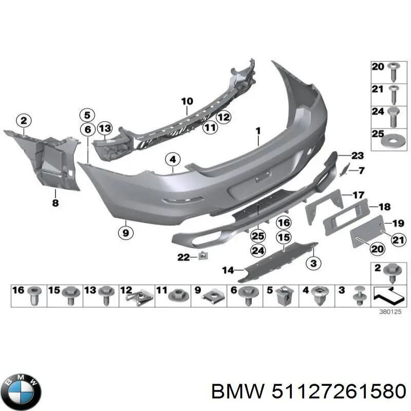 Купити 51127261580 BMW 