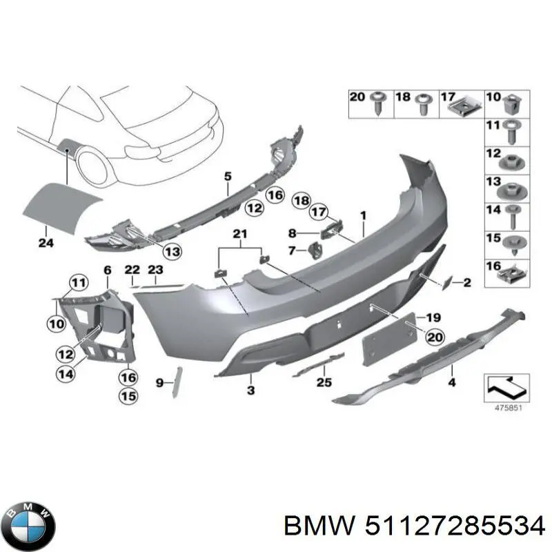  51127285534 BMW