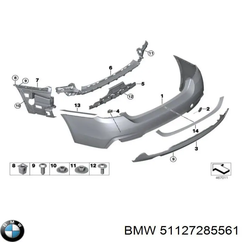  51127285561 BMW