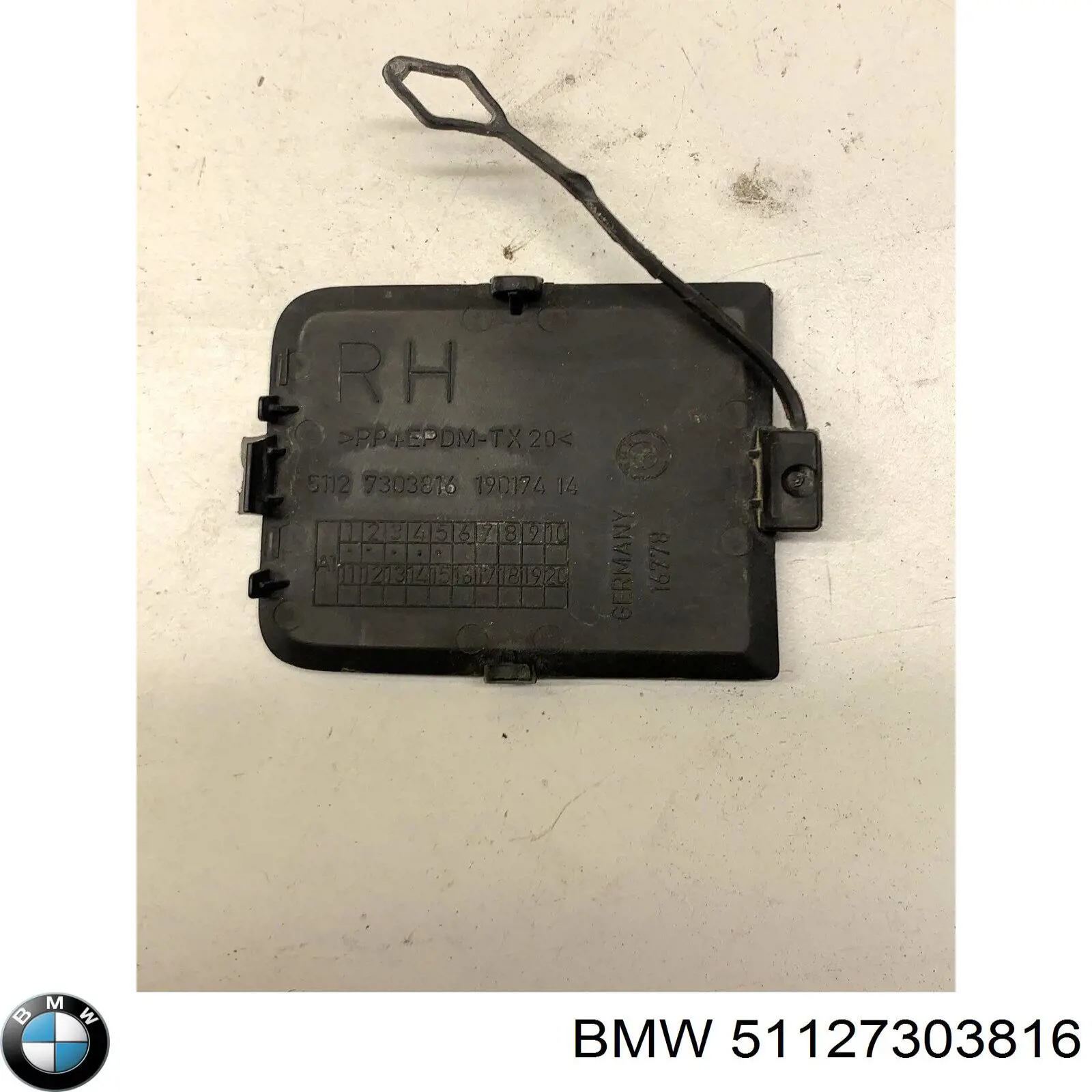 Заглушка бампера буксирувального гака, задня AND 32807209 ціна, від 3.95 USD