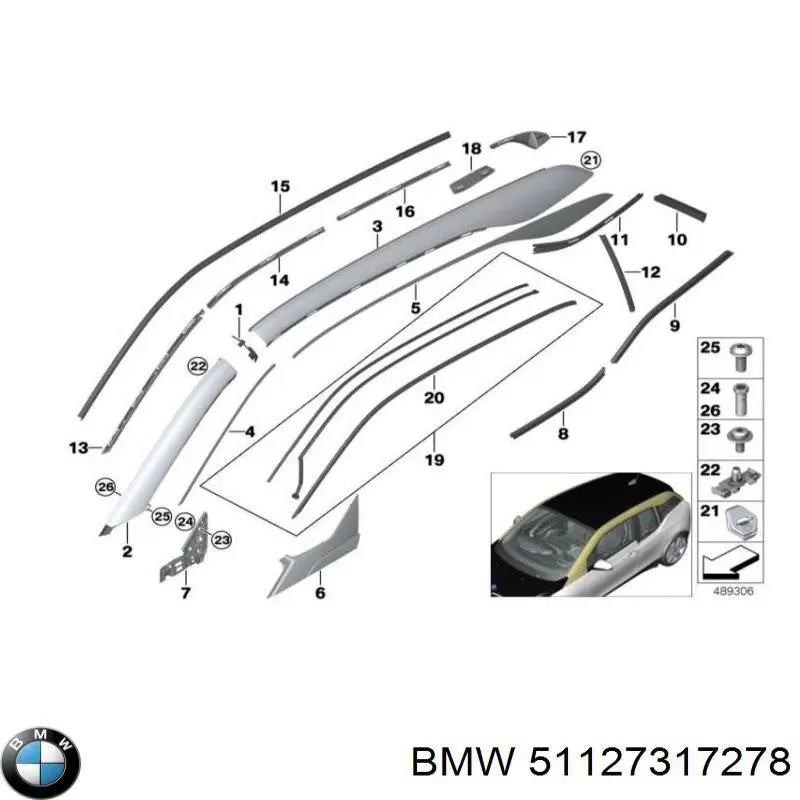  BMW 51127317278 ціна, від 15.42 USD