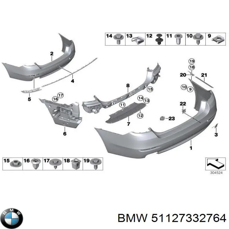 Кожух бампера заднього Signeda PBM042928BA ціна, від 106.82 USD