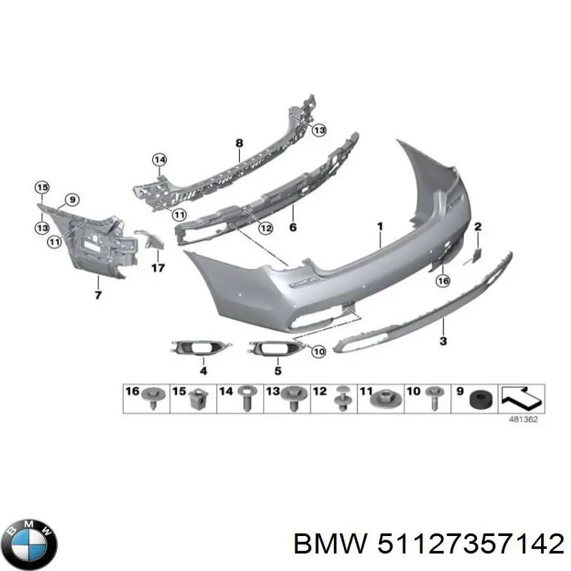  51127357142 BMW