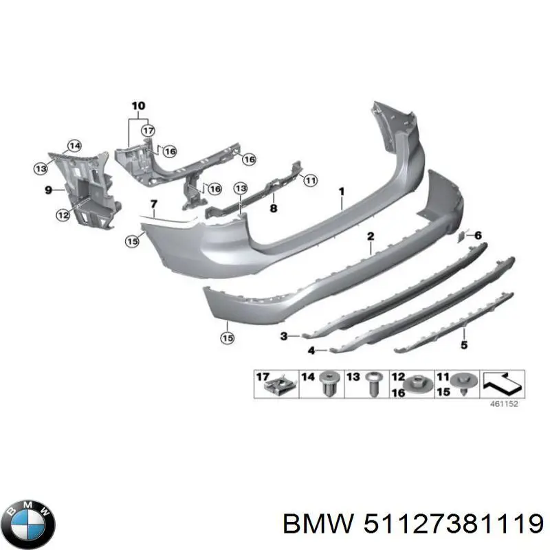 Кріплення бамера ліве Signeda PBM43090BL ціна, від 36.85 USD