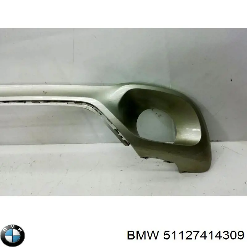 Накладка бампера заднього, центральна 51127414309 BMW