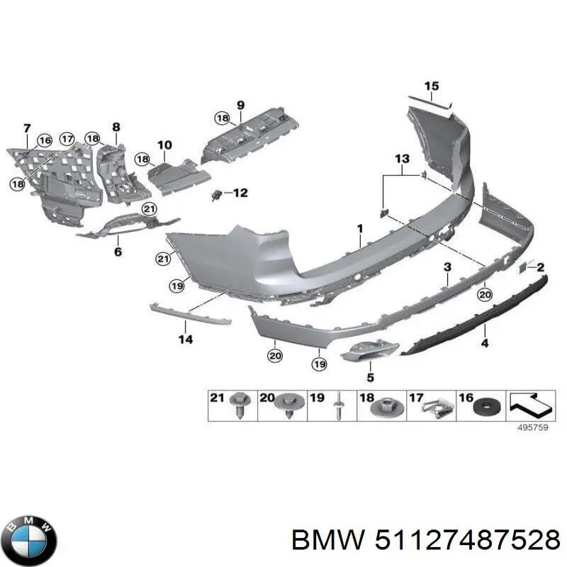  BMW 51127487528 ціна, від 54.84 USD