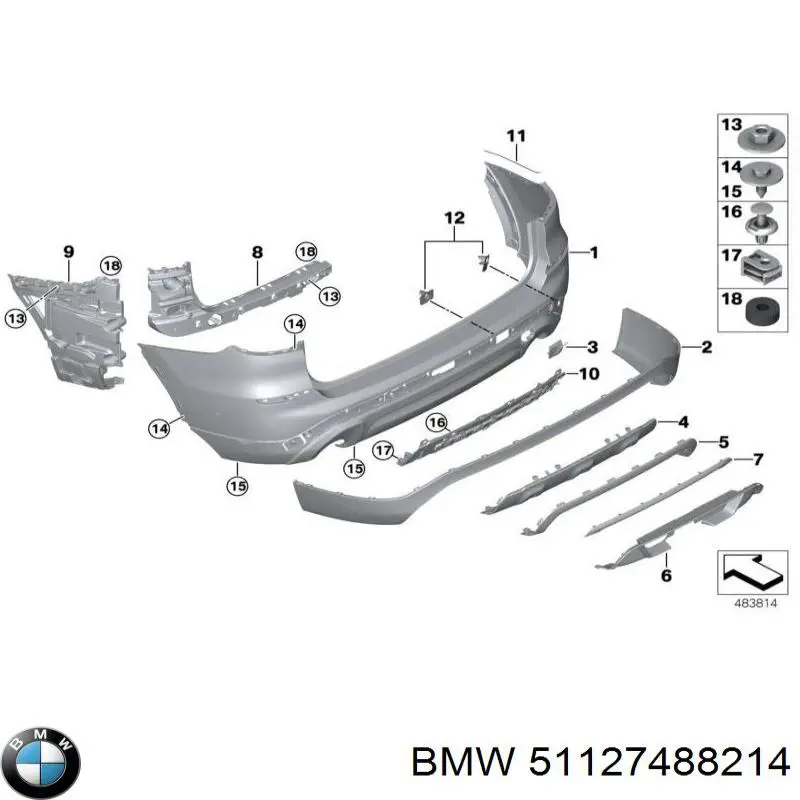  51127488214 BMW