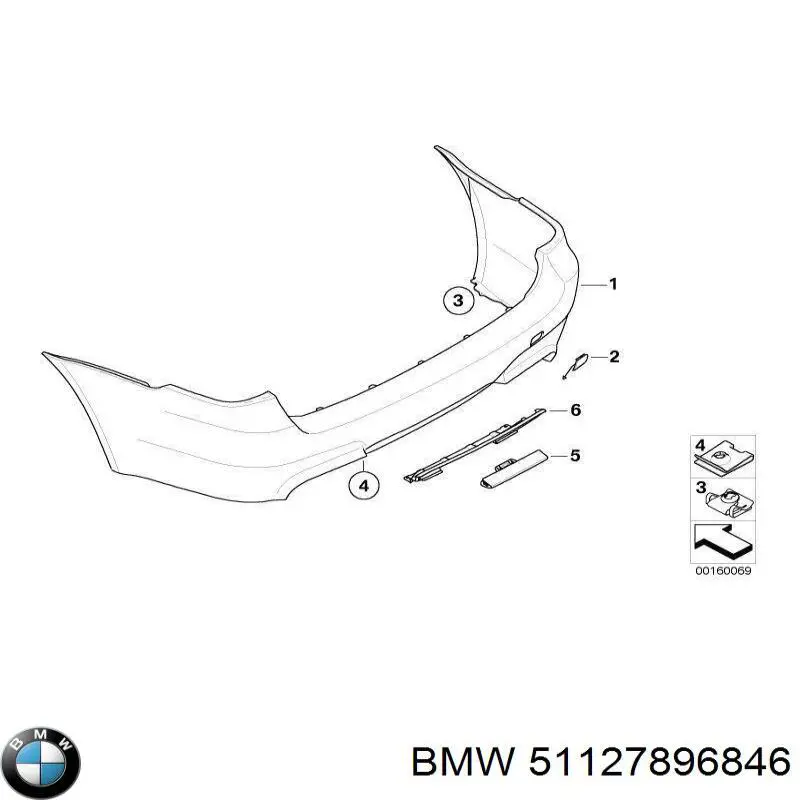 Купити 51127896846 BMW 