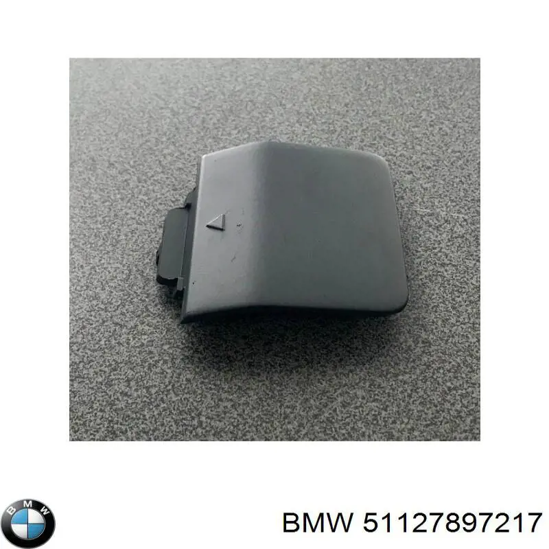 Заглушка бампера буксирувального гака, задня 51127897217 BMW