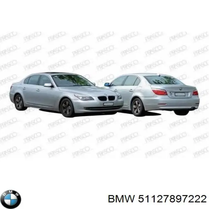 Бампер задній 51127897222 BMW