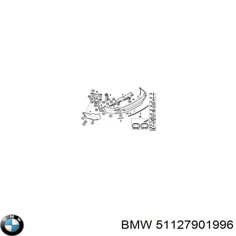  BMW 51127901996 ціна, від 20.67 USD