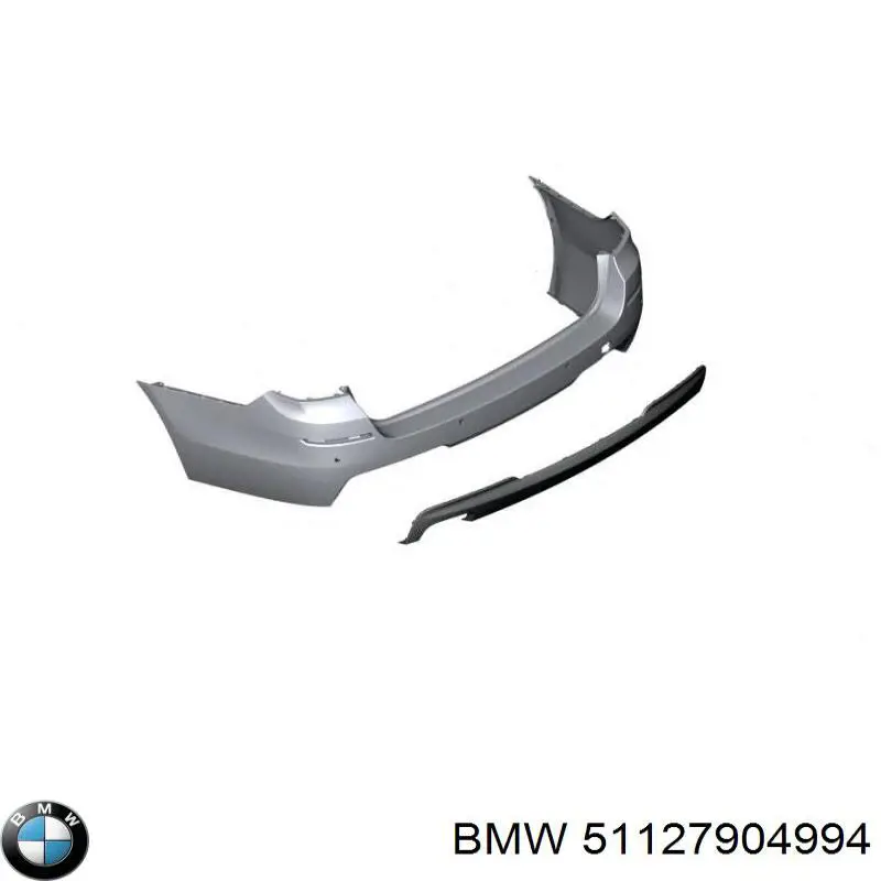 Накладка бампера заднього 7035141 Autotechteile
