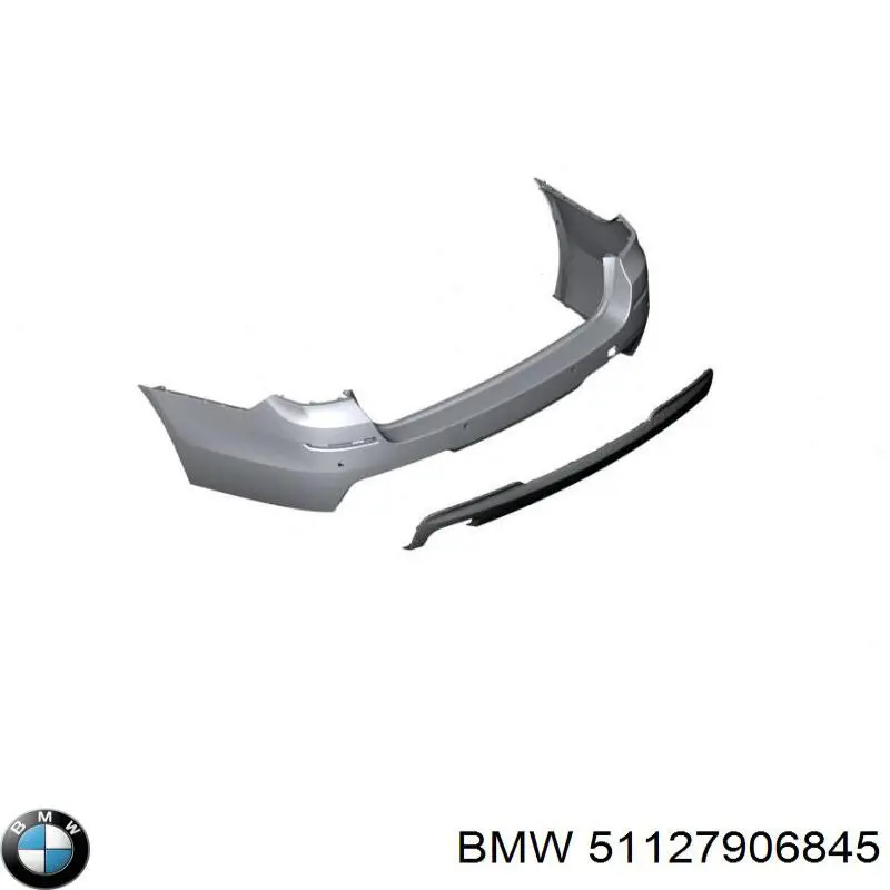 7035152 Autotechteile Направляюча заднього бампера