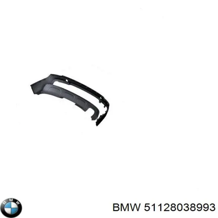 Фартух заднього бампера BMW 51128038993 ціна, від 49.83 USD