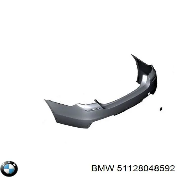Заглушка бампера буксирувального гака, задня BMW 51128048592 ціна, від 16.22 USD