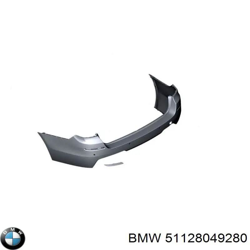 51128049280 BMW Буфер (бампер) задній