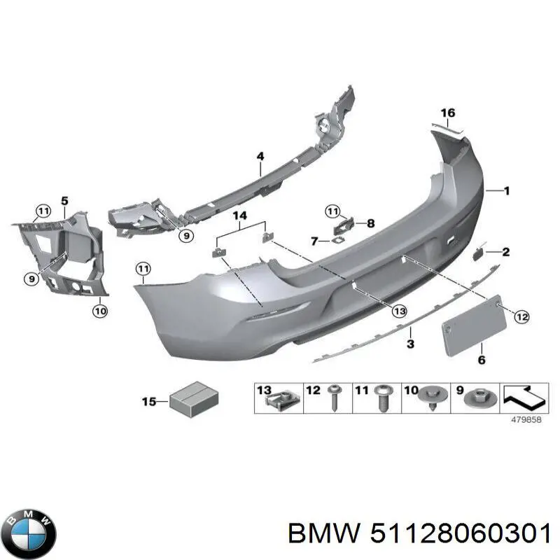  BMW 51128060301 ціна, від 21.16 USD