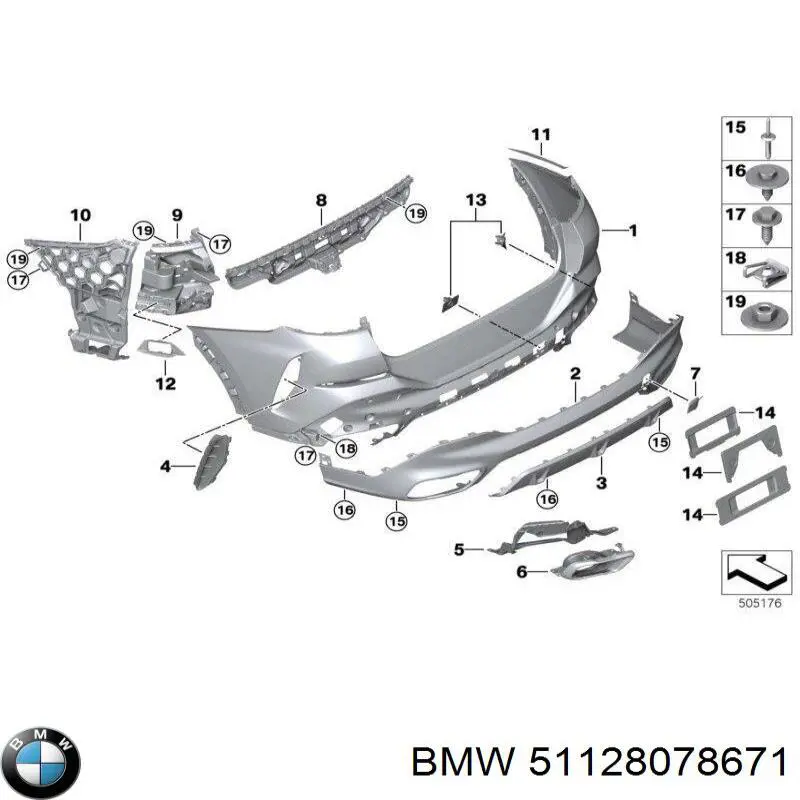 BMW 51128078671 ціна, від 151.99 USD