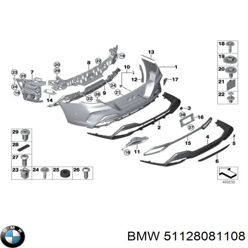  BMW 51128081108 ціна, від 787.29 USD