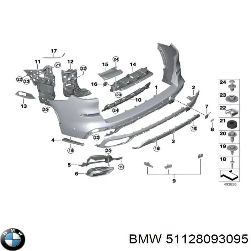 51125A5C8E3 BMW Пристрій іскропогашуючий