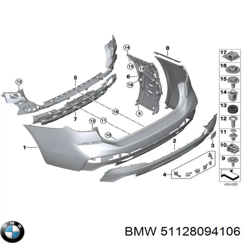 BMW 51128094106 ціна, від 291.31 USD