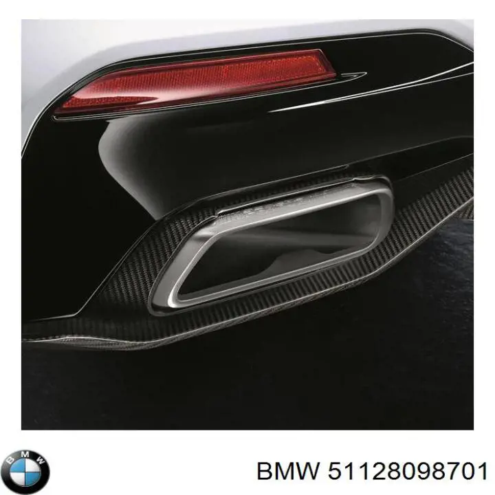 51128098701 BMW Бампер задній, нижня частина