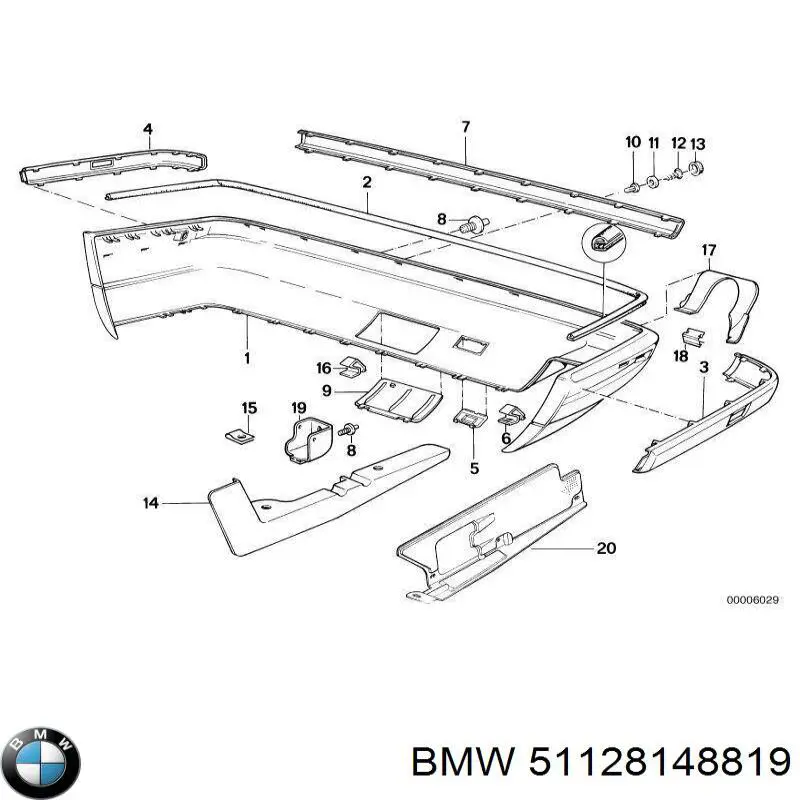 Купити 51128148819 BMW 