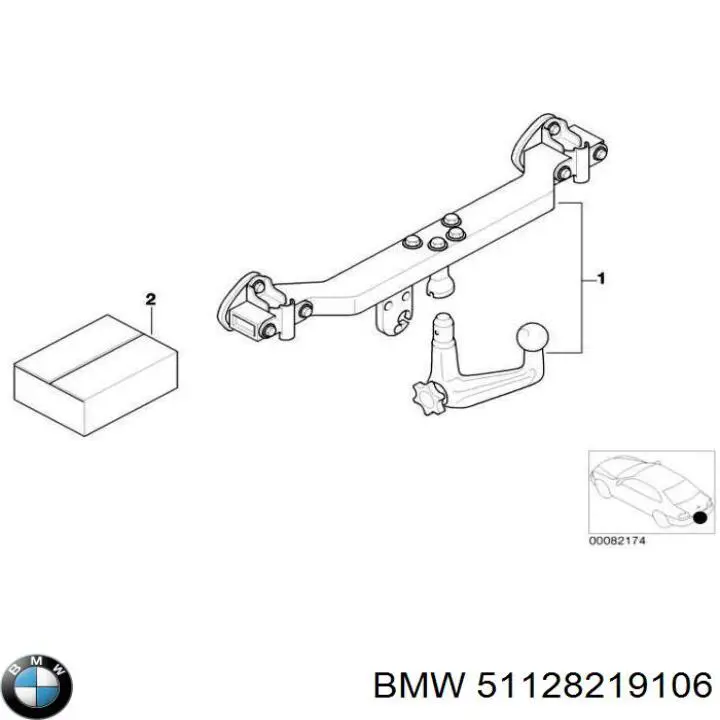 51128219106 BMW Пробка розширювального бачка