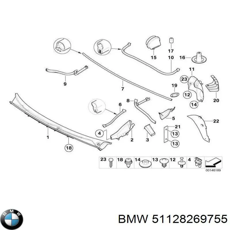  BMW 51128269755 ціна, від 6.33 USD