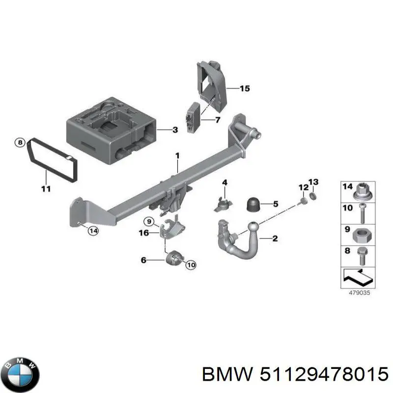 51129478015 BMW Ремкомплект головного гальмівного циліндру