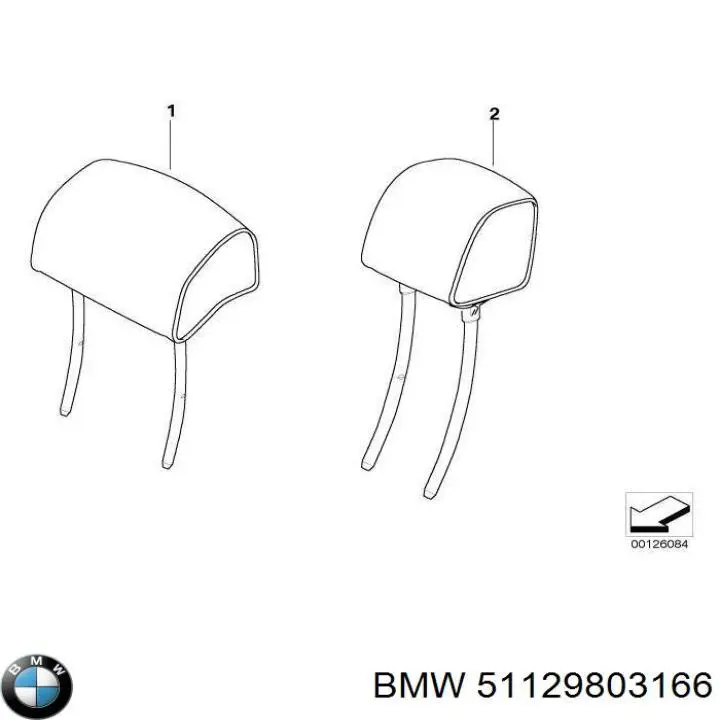 Купити 51129803166 BMW Кронштейн заднього номерного знака
