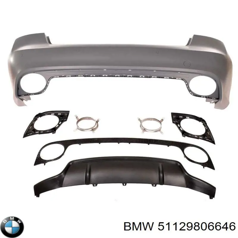 Купити 51129806646 BMW Задній бампер