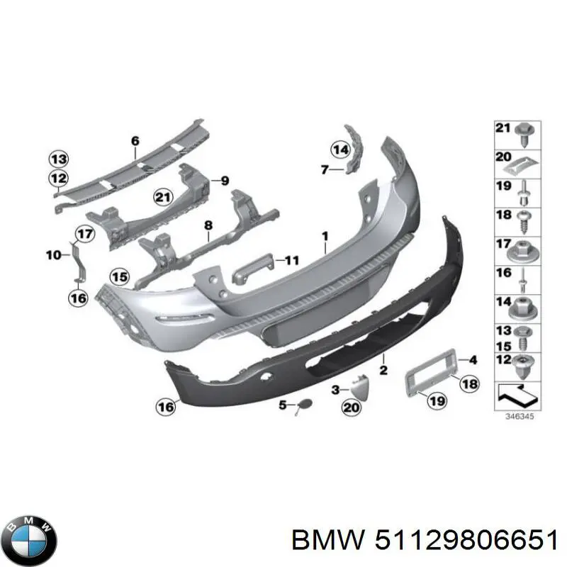  BMW 51129806651 ціна, від 33.67 USD