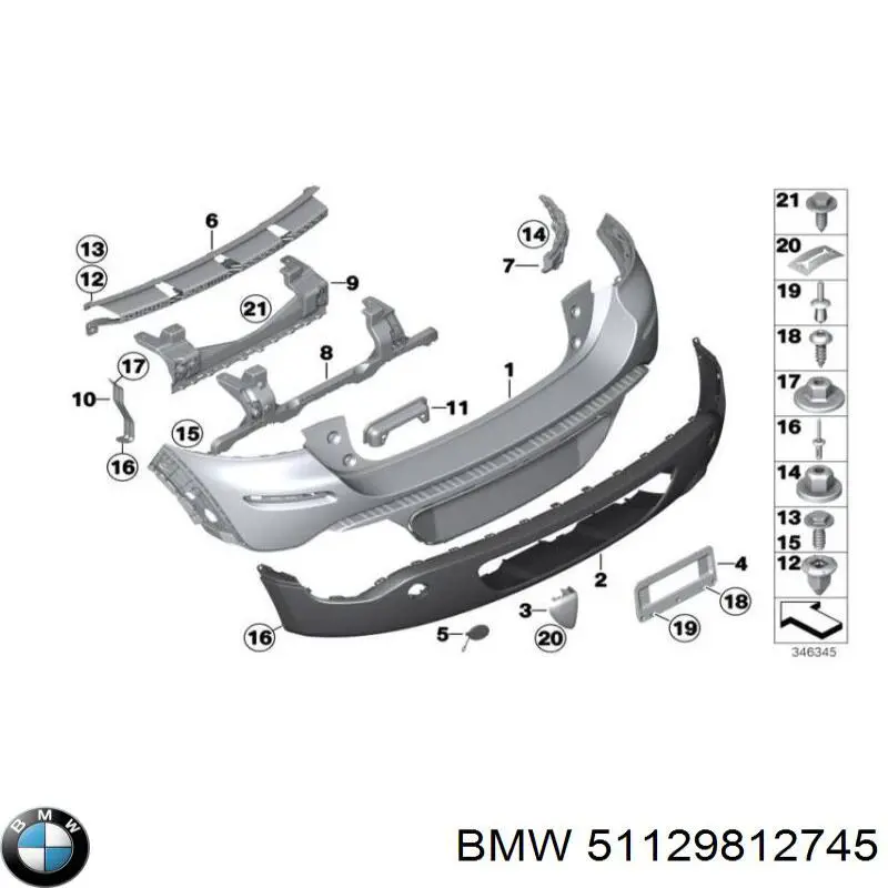  BMW 51129812745 ціна, від 113.99 USD