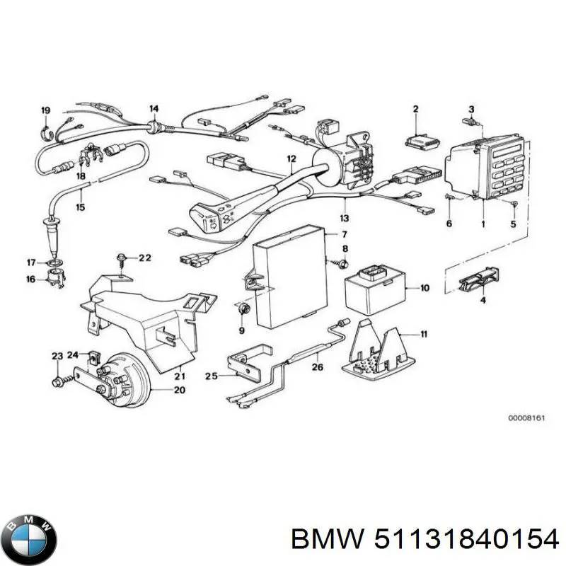 Купити 51131840154 BMW 