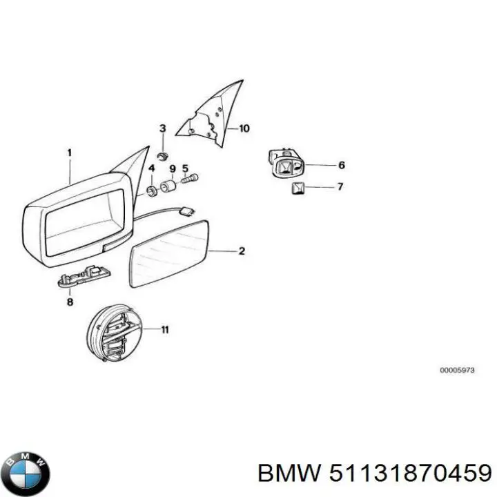  BMW 51131870459 ціна, від 7.62 USD