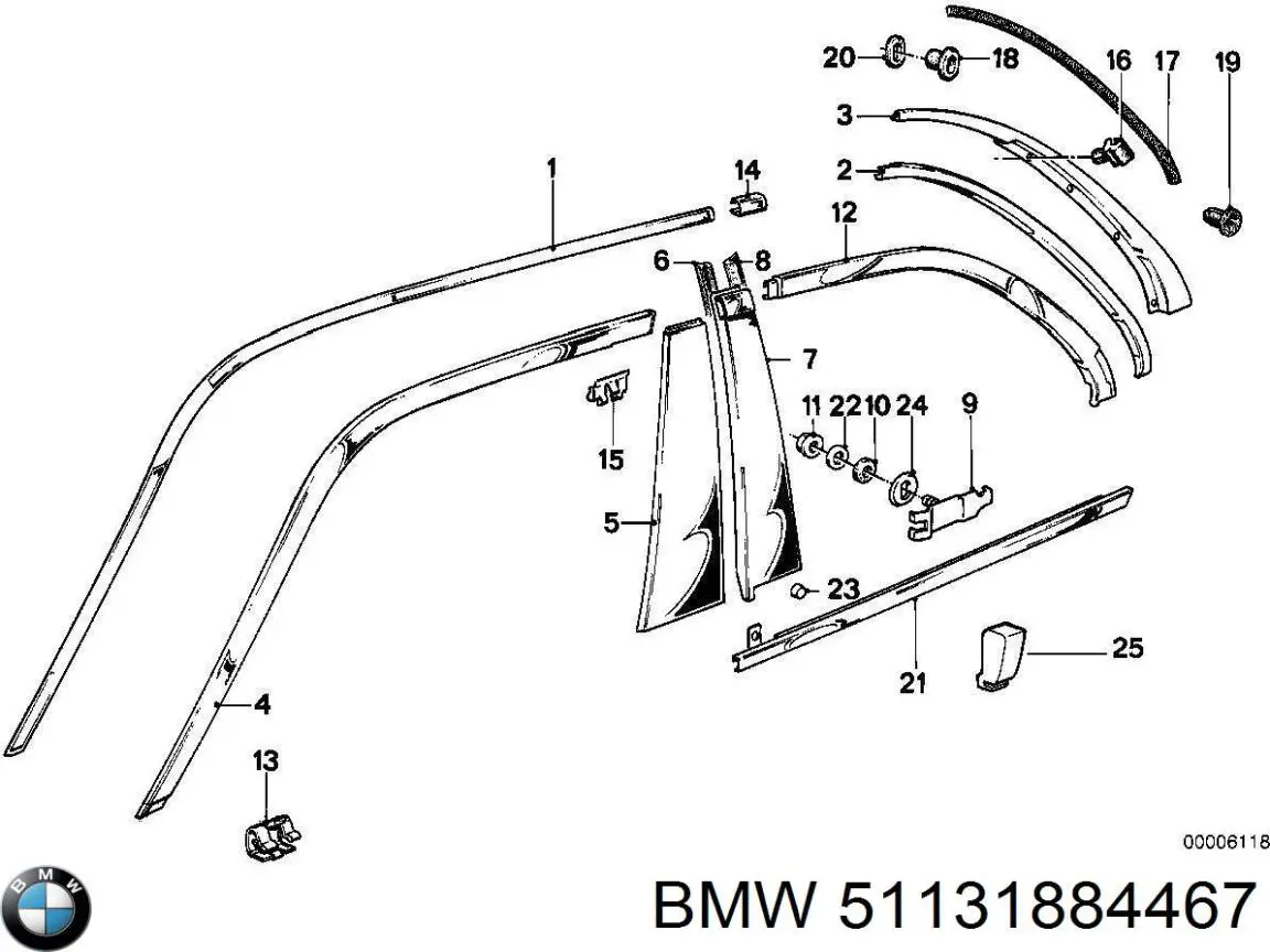 51131884467 BMW Кріплення глушника заднє