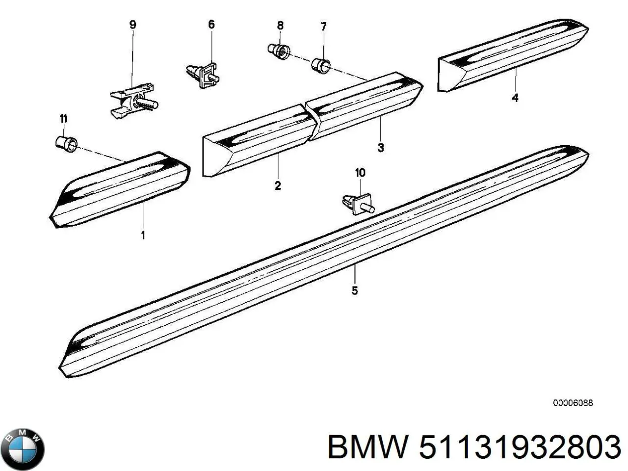  BMW 51131932803 ціна, від 319.31 USD