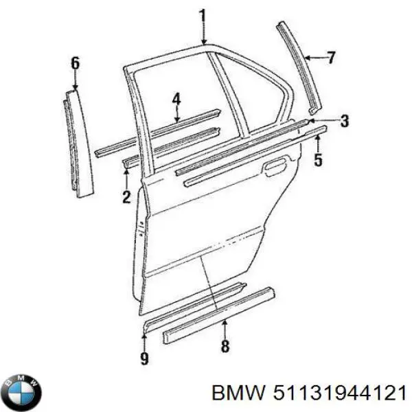  BMW 51131944121 ціна, від 122.80 USD