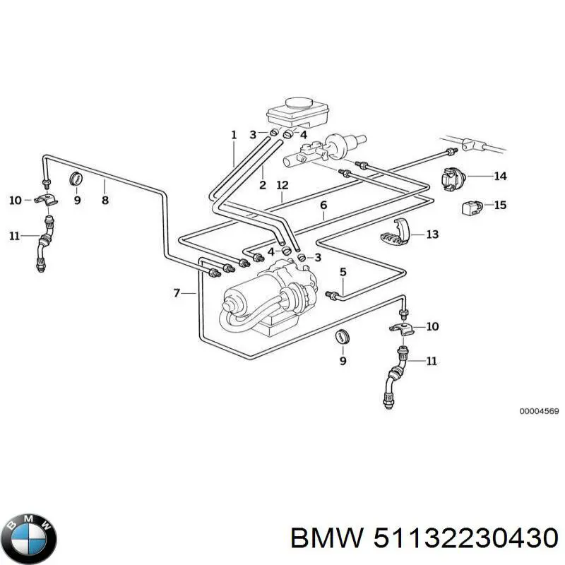 Накладка кришки багажника на BMW 5 (E34)