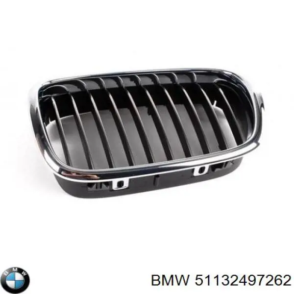 Решітка радіатора права BMW 51132497262 ціна, від 22.77 USD