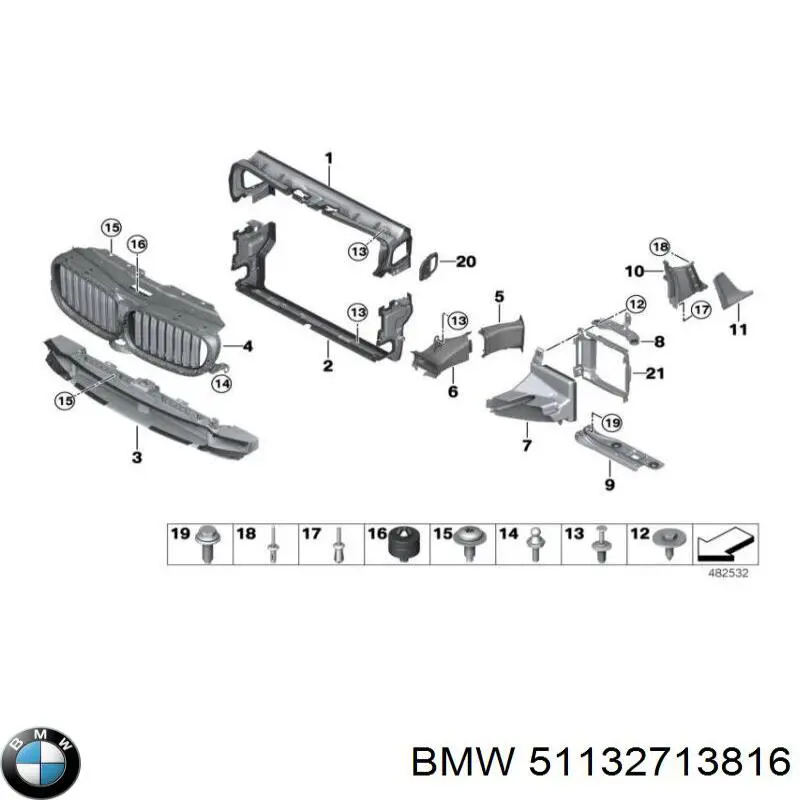 Купити PBM99345A Signeda Захисна решітка радіатора