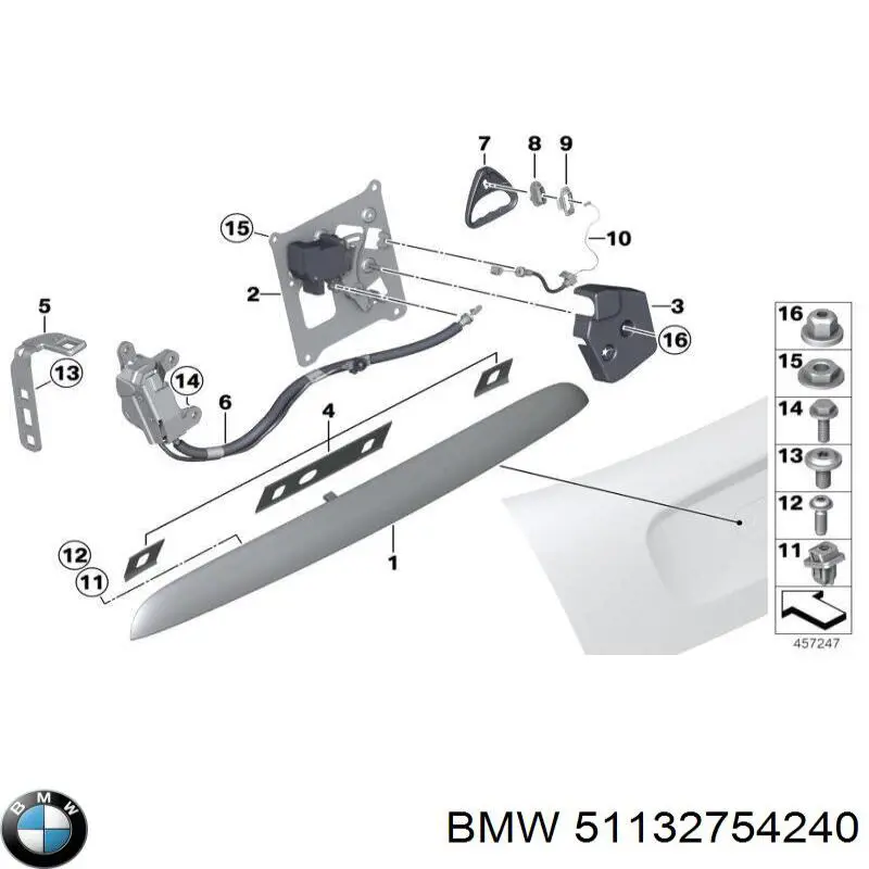Ручка багажника NTY EZCBM320 ціна, від 67.88 USD