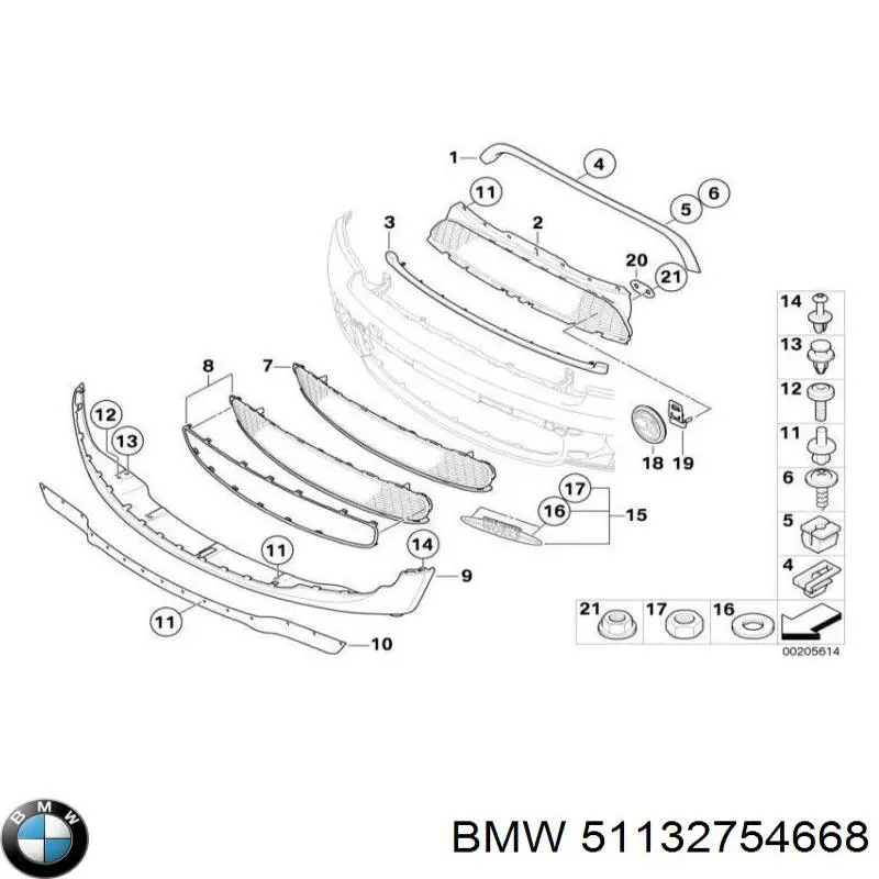  BMW 51132754668 ціна, від 0.90 USD