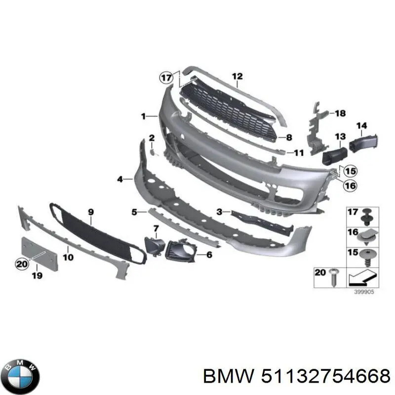 Купити 51132754668 BMW 