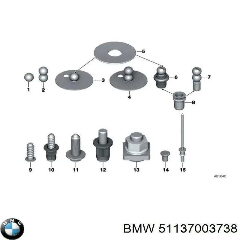 51137003738 BMW Автомобільне скло