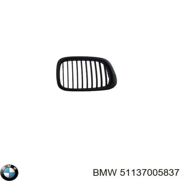 Купити 51137005837 BMW Решітка радіатора ліва