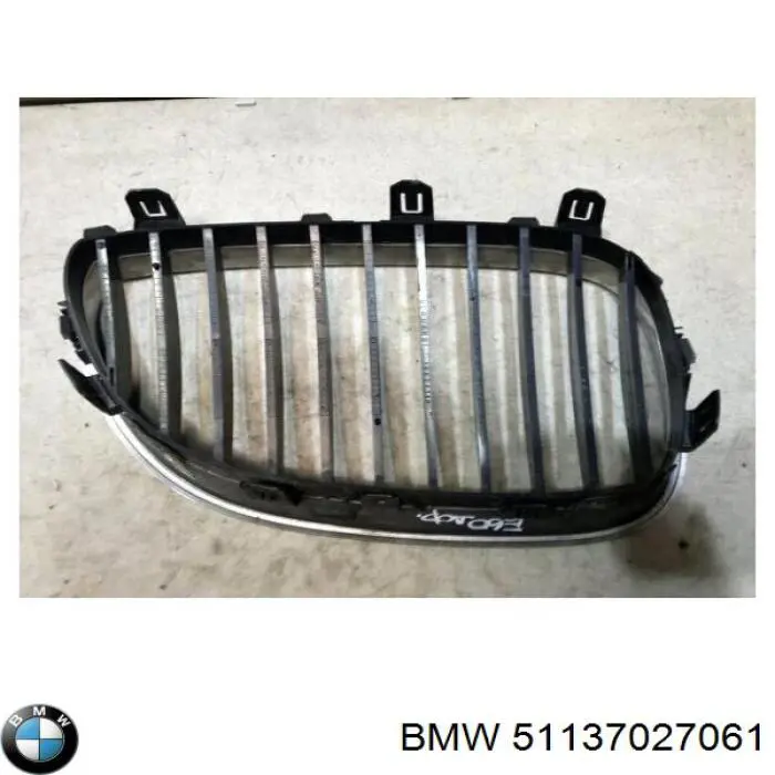 Купити 51137027061 BMW Решітка радіатора ліва